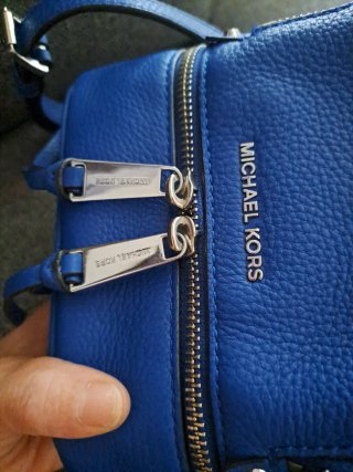 Zainetto Michael Kors vera pelle blu