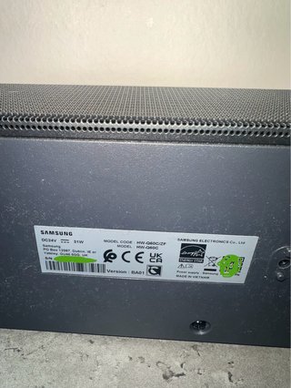 Barra Sonido Samsung HW-Q60C con Subwoofer