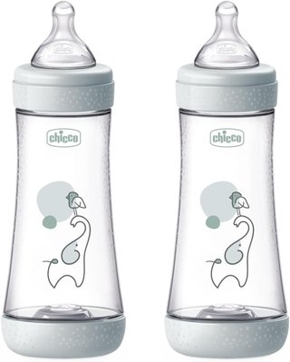 2 Biberones Chicco PERFECT 5 anticólicos 300ml