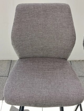 Juego de 2 banquetas altas grises