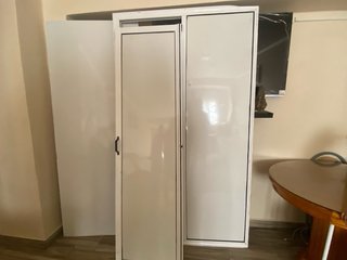 Ducha blanca de plástico