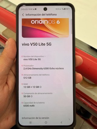 Vivo 50 Lite 5G Negro Multicolor