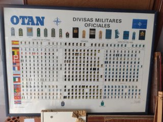 Cuadro Mandos Militares OTAN 0'92 ancho x 0'68