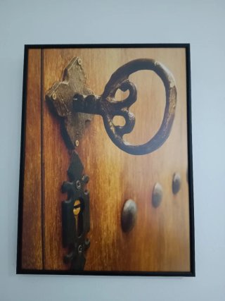 Cuadro Decorativo Llave Antigua
