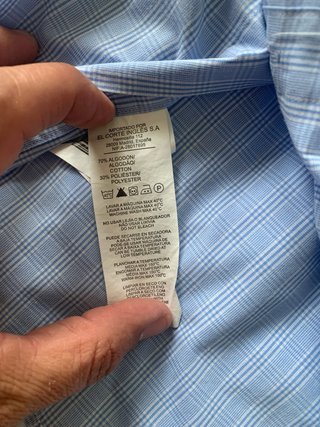 Camisas caballero manga larga T/4