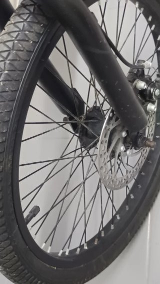 Bicicleta BMX Moma 360 Freestyle Negra