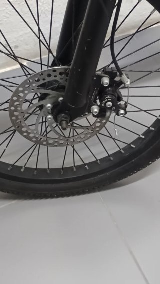 Bicicleta BMX Moma 360 Freestyle Negra