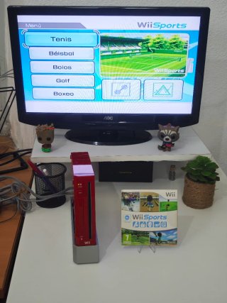 Nintendo WII Rossa Ed New Super Mario Bros Completa