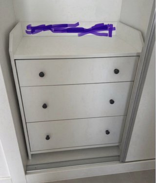 Cómoda 3 cajones IKEA Koppang Blanca