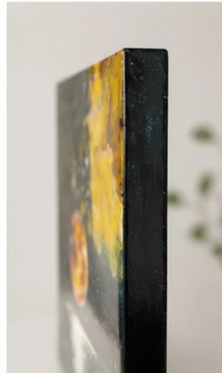 Cuadro Decorativo Luna Dorada 30x30