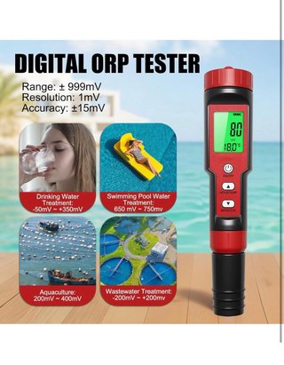 Misuratore pH Cloro Piscina 7 in 1 Tester PH Clor