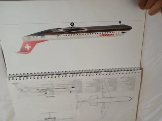 Libro 50 anni swissAir collezione aerei swiss air