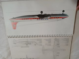 Libro 50 anni swissAir collezione aerei swiss air