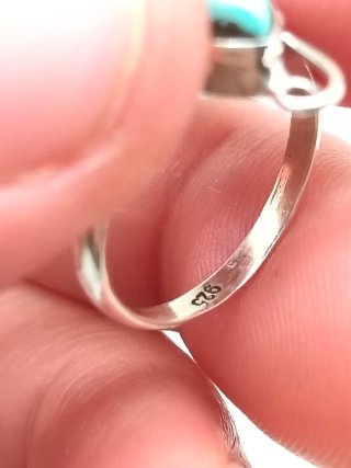 Anillo Plata 925 Turquesa
