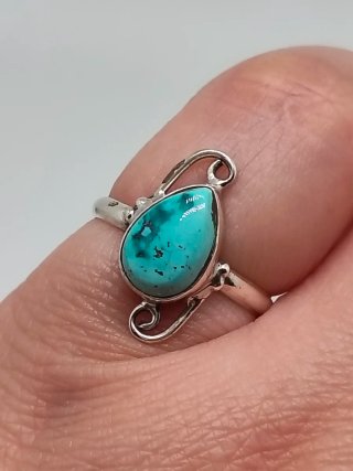 Anillo Plata 925 Turquesa