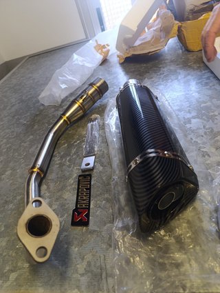 Tubo de escape para honda SH 125