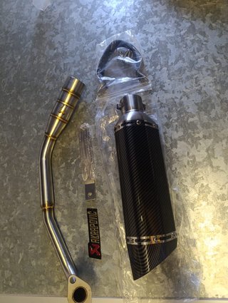 Tubo de escape para honda SH 125