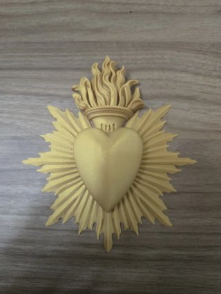Ex Voto Cuore Sacro Fiammeggiante