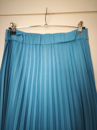 Falda Stradivarius azul, Talla XL