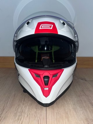 Casco Moto Integral ORIGINE - ECE Blanco y Rojo