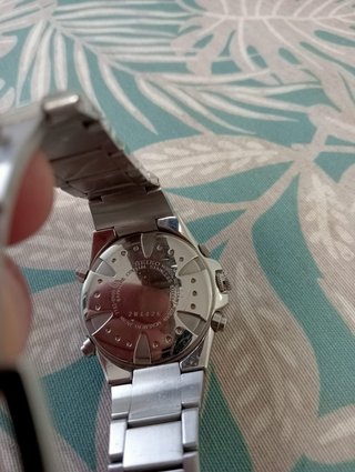 Seiko Sportura Cronógrafo Negro/Plateado