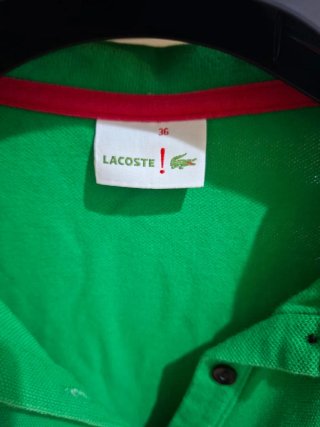 Polo Lacoste donna verde