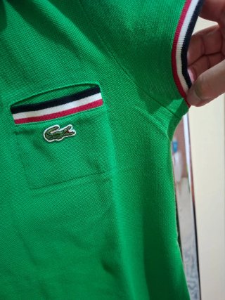 Polo Lacoste donna verde