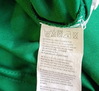 Camiseta Deporte Joma Negra Verde 2XL Poliéster