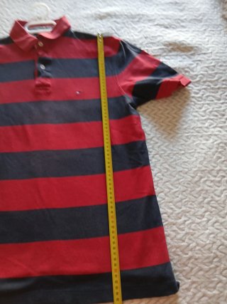 Polo Tommy Hilfiger Talla M Rayas