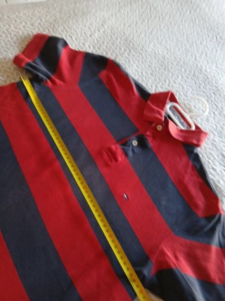 Polo Tommy Hilfiger Talla M Rayas