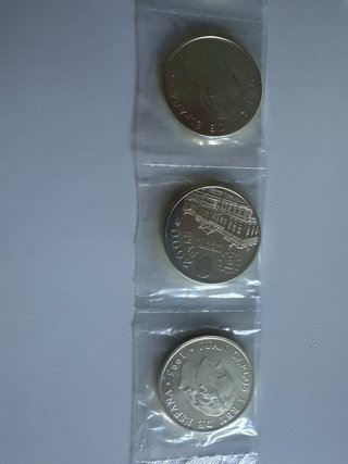 Lote 10 Monedas Plata 1995