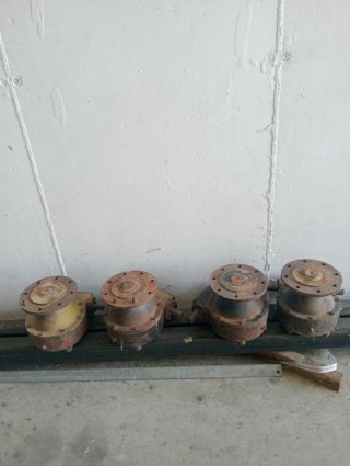 Ruedas y reductores usados pivots