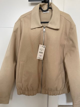 Chaqueta Zara beige hombre sin estrenar