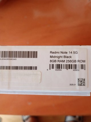 Xiaomi Redmi Note 14 5G 8 GB RAM y 256 GB ROM.