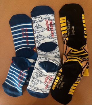 Calcetines niño Superman y Batman
