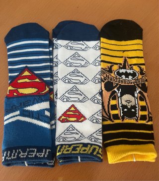 Calcetines niño Superman y Batman