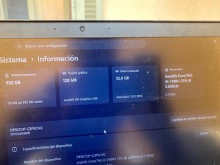 Portátil Lenovo ThinkPad Negro/Gris