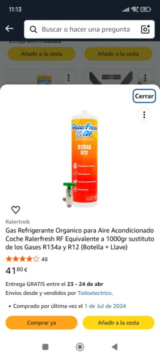 carga de aire