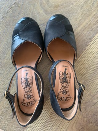 Zapatos Fly London negros talla 38