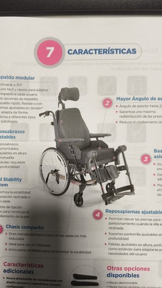Silla de ruedas Rea Clematis Pro