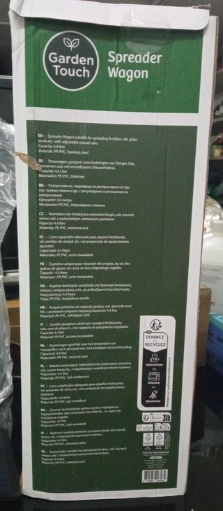 Carro Esparcidor Jardín Fertilizante Semillas