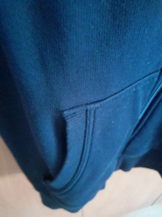 Sudadera Chaleco con Capucha Negro Talla M