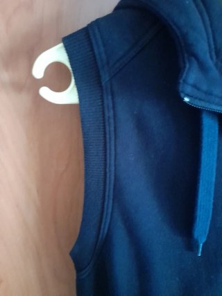 Sudadera Chaleco con Capucha Negro Talla M