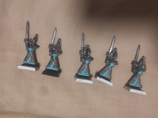 Maestros Espaderos Elfos Plomo Warhammer
