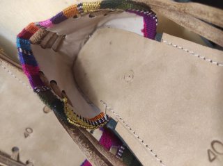 Sandalias étnicas multicolor Talla 40