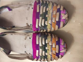 Sandalias étnicas multicolor Talla 40