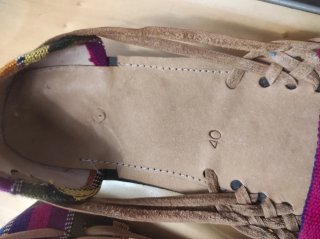 Sandalias étnicas multicolor Talla 40