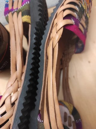 Sandalias étnicas multicolor Talla 40