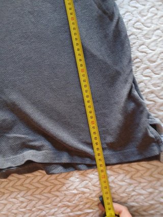 Polo Tommy Hilfiger manga larga gris