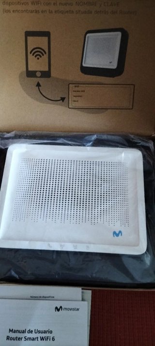 Router WiFi Movistar Smart WiFi 6 sin configurar